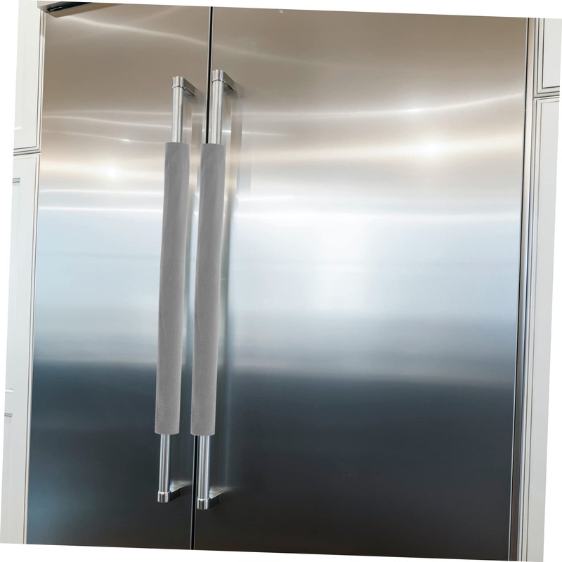 KOMBIUDA 2pcs Refrigerator Door Handle Kitchen Appliance Handle Protectors Prevent