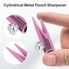Eyebrow Pencil Sharpener | Metal Compact Sharpener Device for Eyebrow