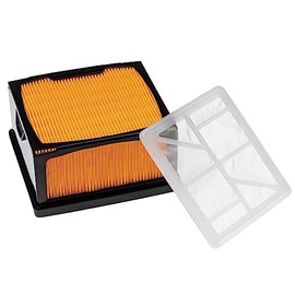 vhbw Filter Set (1 x Nylon Filter, 1 x Fleece Filter) Replacement for Husqvarna/Partner 525 47 06-02, 5254706-01, 525470601 for Cutting Grinders