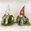 Christmas Faceless Santa Display Decoration (Green Belt Series) One Size/Gold 2ea