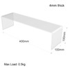 3R W Design Clear Acrylic Plastic Cabinet Display Stand -