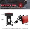 NYTKL 15 LED Brake Light Trailer Hitch Cover, Smoked Lens