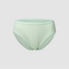 JAJU Air Stripe Mesh Hip Hugger Panty_Mint