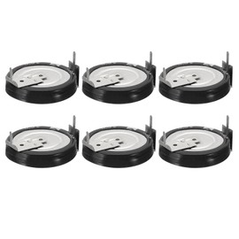 PATIKIL 6 Pcs 5.5V Super Capacitors, 1.5F H-Shaped Button Capacitor High Energy Low Resistance High Consistency for AC Motor Power Display Screen, Black