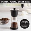Primula Manual Adjustable Burr Coffee Grinder-Ceramic Mill & Brushed Stainless