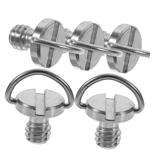 Gadpiparty 5Pcs Tripod Mount Screws D Ring Camera Fixing Screws