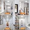 slochi 2Pack Motion Sensor Light Indoor Wired, 8.7 Inch 3000K/4000K/6500K