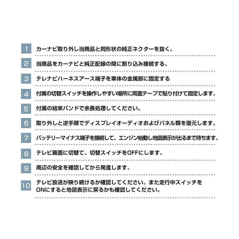 【CAROZE】 NSZN-Z68T / NSZT-Y68T / NSZT-W68T / NSCN-W68 (TV Kit)