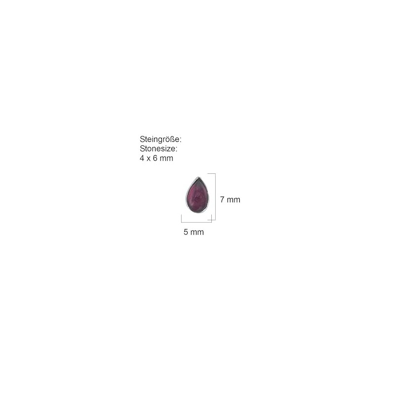 Stud Earrings 925 Silver Gemstone Earrings Real Silver Women's Sterling