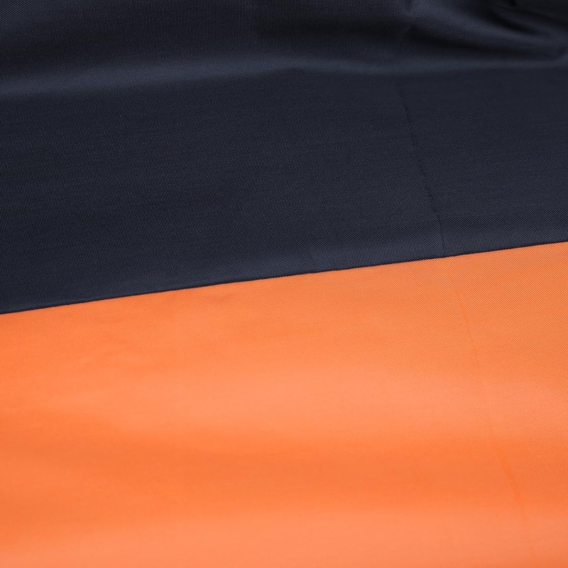 X AUTOHAUX L Black Orange Motorcycle Cover Waterproof Dust UV