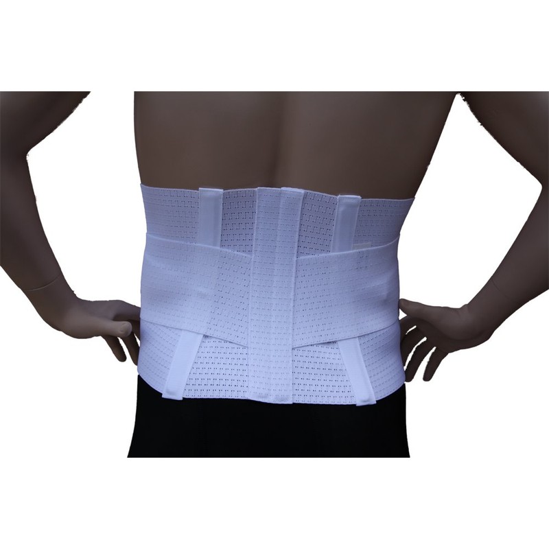 Alpha Medical 10" Vented Lumbosacral Support Elastic Back Brace for