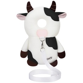 Bebamour Bebamour Baby Head Protective Heads Support for Infants Headrest Back Protection Adjustable Kids Safety Pads for Walker-Learning Protector(Spotted Cow)