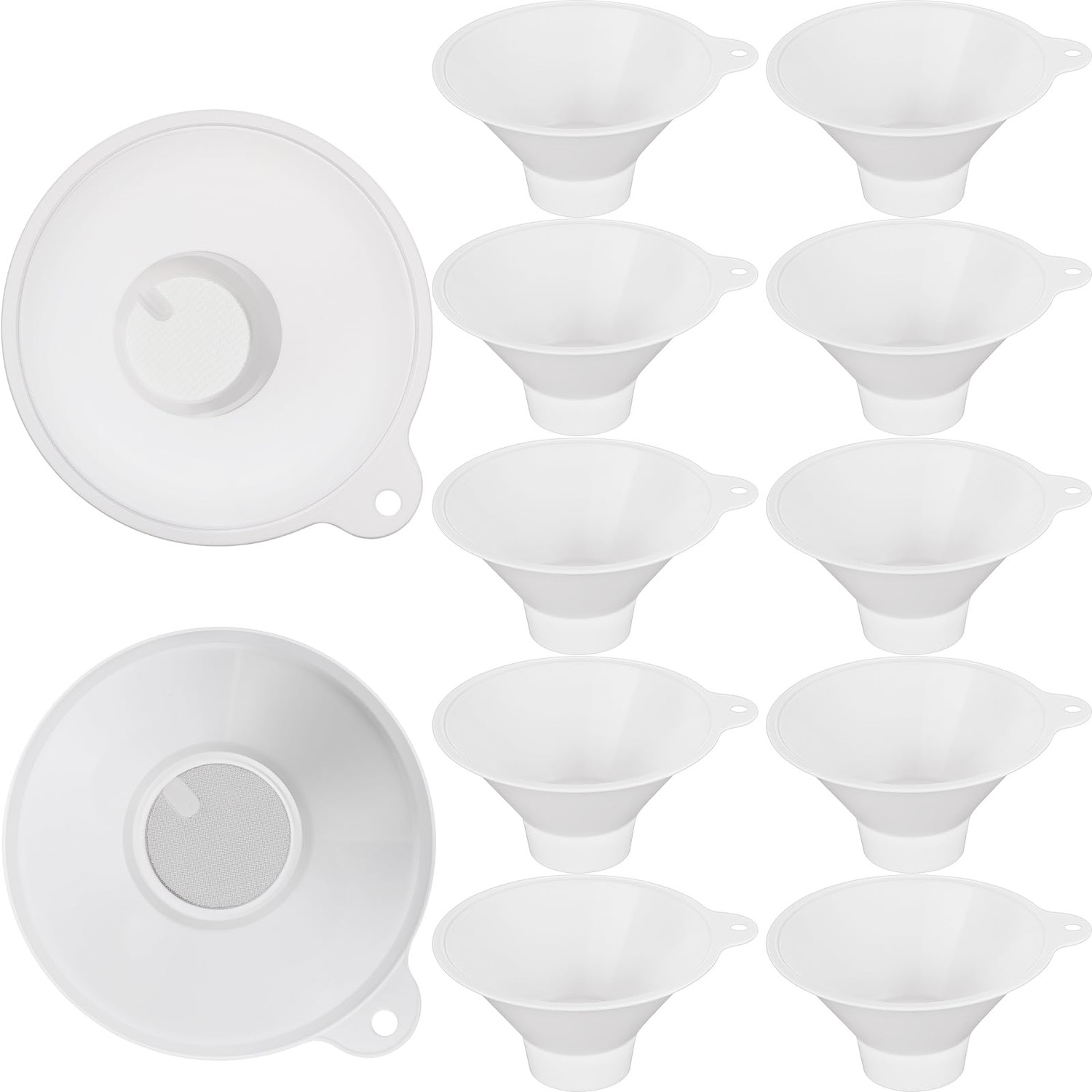 TrelaCo 12 Pcs Calculi Strainer Kidney Stone Strainer Collector Funnel ...
