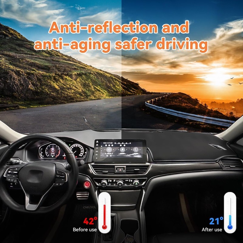 REPOYUL Dashboard Cover Mat Pad for Hyundai Elantra 2021 20220