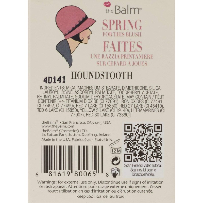 theBalm Rouge Instain, Houndstooth, 6.5 g