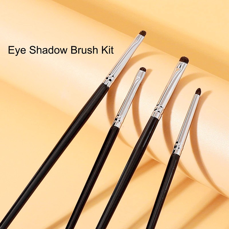 4pcs Eyeliner Smudge Brush Lápiz Herramienta de Maquillaje Suave, Eyeshadow