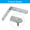 Waziaqoc 4PCS 3.1 x 3.1 Inch L Bracket, 80 x
