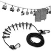 D.B.J Hanging Chain, Daisy Chain, Black, 10 Pcs Hang Buckle,