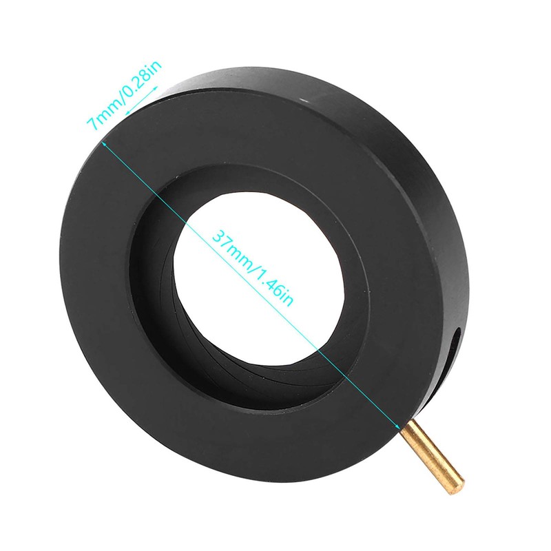 SK23 Adjustable Iris Aperture Diaphragm 1.5-25mm/0.06-0.98'', Microscope Iris Adapter Aperture