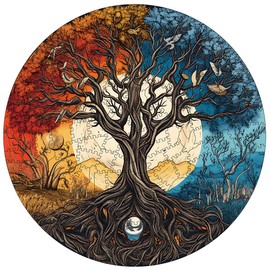 Wooden Puzzle for Adults, 200 Piece Irregular Animal Shaped Wooden Jigsaw Puzzles, Creative Jigsaw Puzzle Gifts, Family Game