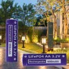 funkawa (8- Pack) Shockli AA 3.2 Volts LiFePo4 650mAh Rechargeable