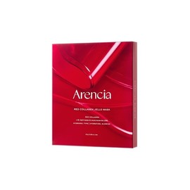 Arencia Red Collagen Jello Mask 4pcs / 아렌시아 레드 콜라겐 젤로 마스크 4매입