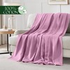 Elegant Comfort Premium 100% Cotton Waffle Blanket - Lightweight Breathable