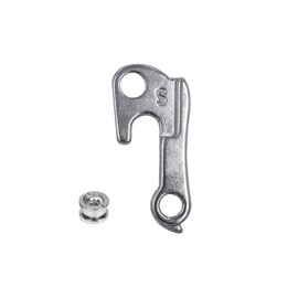 TerchPilet Rear Derailleur Hanger 9 – Compatible with GT, KHS, Mongoose, Marin, Bergamont, Fuji, Airborne & More – Silver CNC Aluminum Alloy Dropout with Mounting Bolts