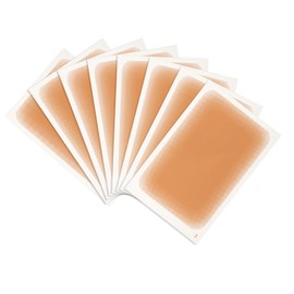 Lyreh 8pcs Tattoo Cover Sticker, 5.12x3.35in Waterproof Patch Sweat-Proof Invisible Ultra-Thin Second Skin Tattoo Cover Up Tape Concealer Sticker for Covering Scar and Birthmarks(Skin Color)