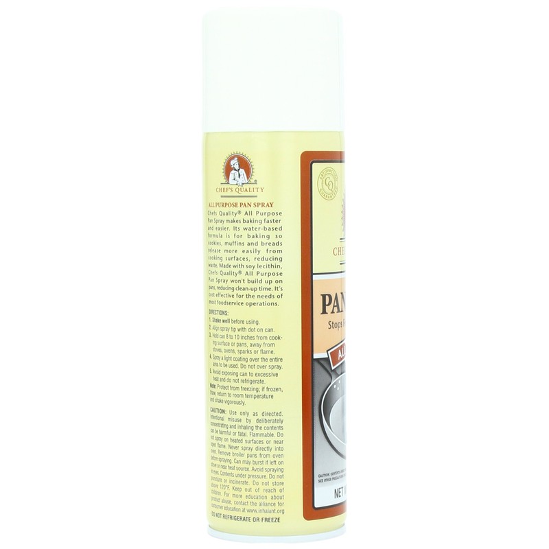 Chef's Quality All purpose Oil Pan Spray, 17 ounce, 6