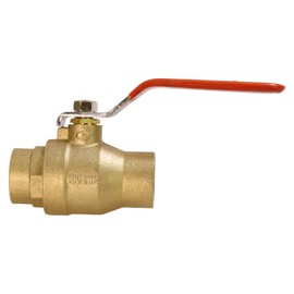 Midline Valve 522C256 Premium Brass Gas Ball Valve Sweat Connections, 3/4 in. SWT
