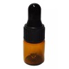 Meliars Frasco Gotero 2 Ml Ambar Bulbo Negro (100 Piezas)