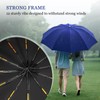 Ouqiesli Portable Folding Umbrella Compact Travel Windproof UV Protection Umbrella