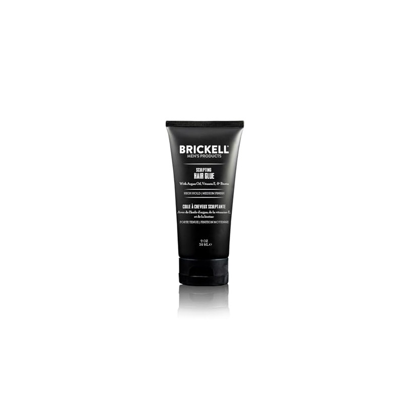 Brickell Men's Products Gamento Para Esculpir el Cabello, Fijación Duradera,