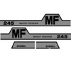 Fits Massey Ferguson 245 Tractor Decal Set