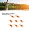 8Pcs Artificial Crab Bait 13cm 33.5g Simulation Crab Soft Lure