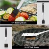 HAUSHOF 15PC Grilling Accessories BBQ Grill Set Barbecue Utensils 16.5"