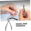 TEHAUX Eyeglass Repair Plier Stainless Steel Nose Pad Adjustment Tool
