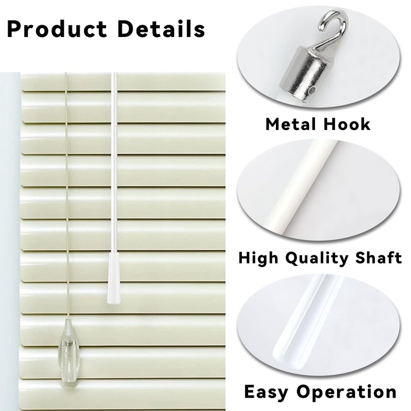 XMYCYuChen One Piece Durable Detachable Blind Rod High Strength Blind