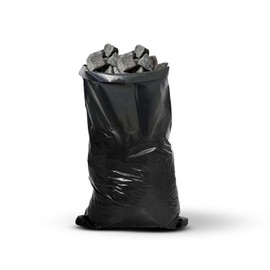 Primes DIY Rubble Sacks Heavy Duty Strong Garden Waste Bags 20" x 30"-inch, Builders Waste Bags Heavy Duty Black, 90 to 100 Microns, 30kg Capacity (75)