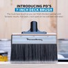 Precision Defined Deck Stain Brush, Large 7-Inch Limewash Brush, Deck