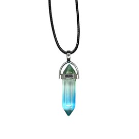 VIE VIE Double Point Pencil Pendant, Black String ((Colour G))