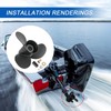 RADHLBNIU 48-77344A45 Outboard Boat Propeller 13 1/4 x17 Pitch Replacement
