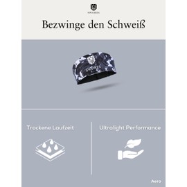 SWORTS Aero Sports Headband, Refreshing Headband, Unisex, Running Headband with Laser Pores