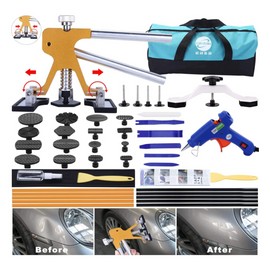 GLISTON Car Body Paintless Dent Repair Puller Remover Kit Dint Hail Damage Lifter Tools
