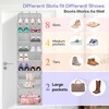 MISSLO Clear Over the Door Shoe Organizer Large Deep Pockets