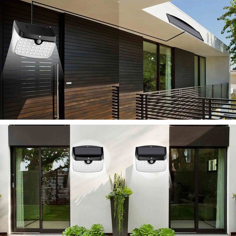 GY003‑1 Waterproof Solar Light 50LED Wall Lamp Separable Motion Sensor
