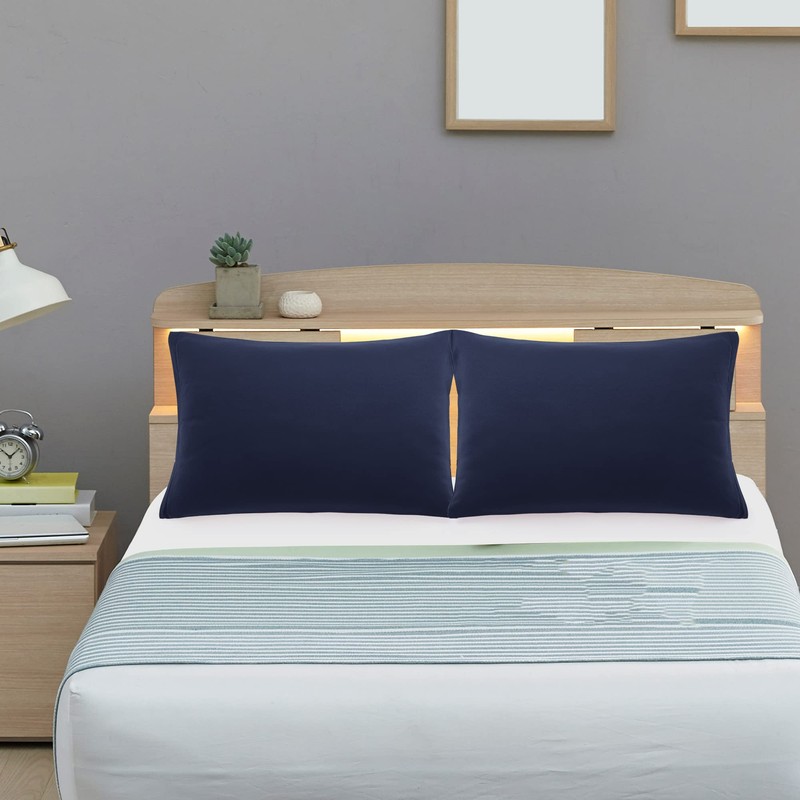 sourcing map 2 Pack Pillow Cases Soft 1800 Series Microfiber