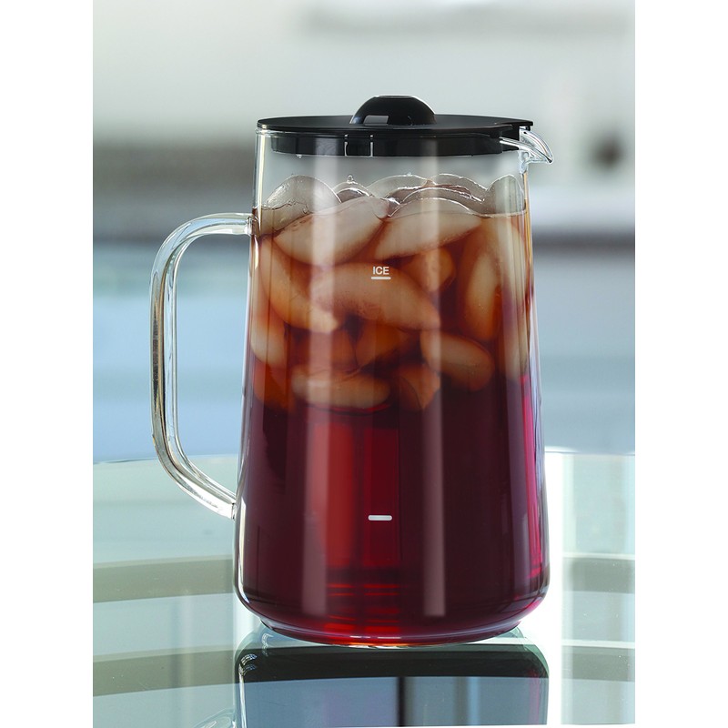 Capresso 6624 Ice Tea Glass Pitcher, 80 oz. (2.5 Qt.)