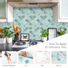 HOMEART Peel and Stick Backsplash Fish Scale Tile, Removable Renter